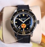 Swiss Copy Blancpain Fifty Fathoms No Radiations 9015 Watch Rubber Strap